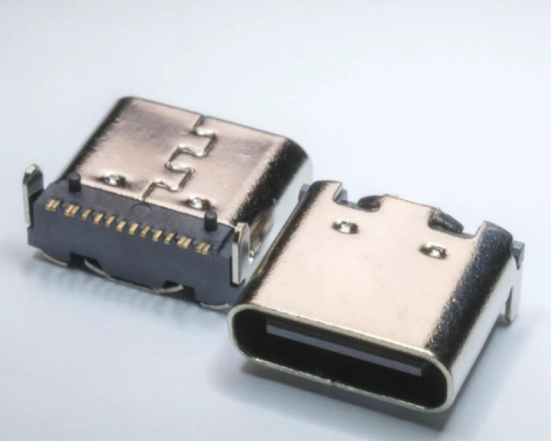 TYPE-C16PIN板上无弹（后两脚插板）