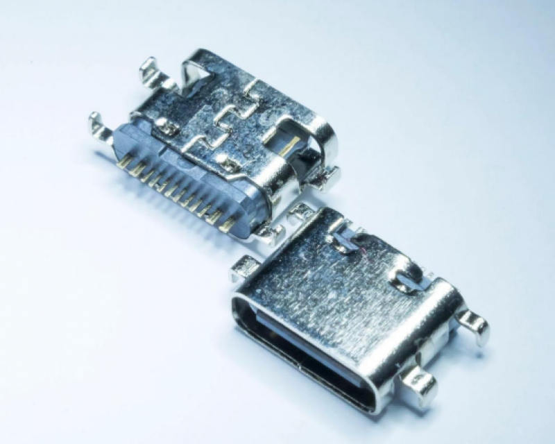 TYPE-C16PIN无柱无弹沉板